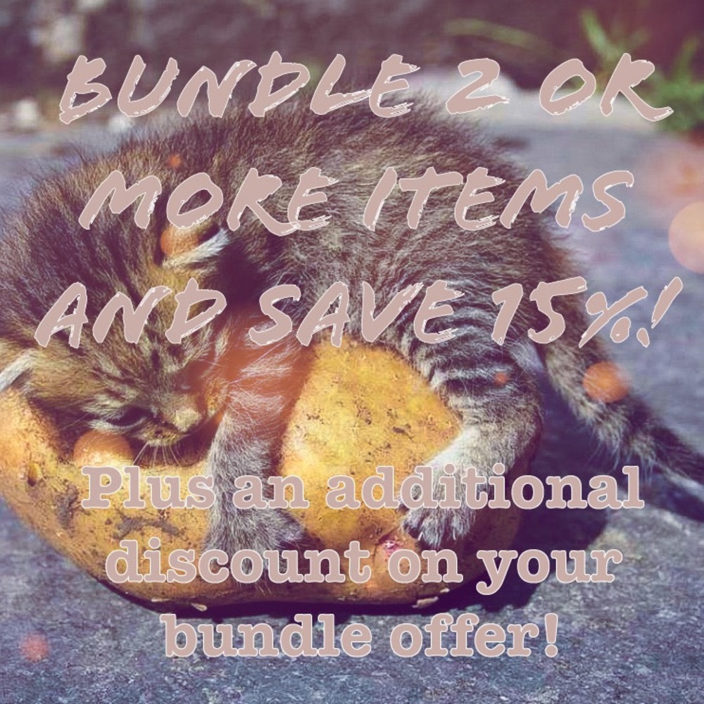 Save 15% on 2 or more items!!!